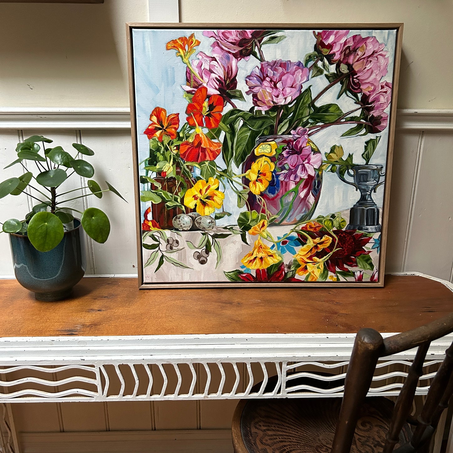 Quail eggs and Waratah - Souvenir