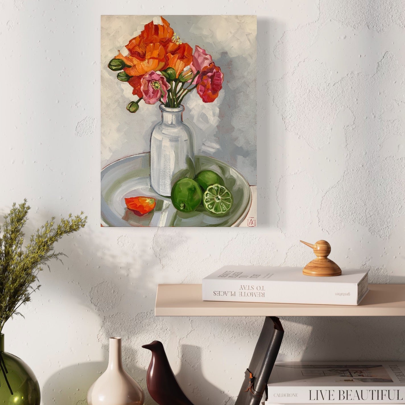 Poppies and Limes - Study