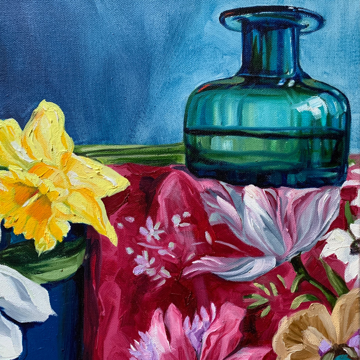 Daffodils on Double Sanderson - Available exclusively from FERRIS WHEEL BOWRAL