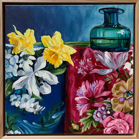 Daffodils on Double Sanderson - Available exclusively from FERRIS WHEEL BOWRAL