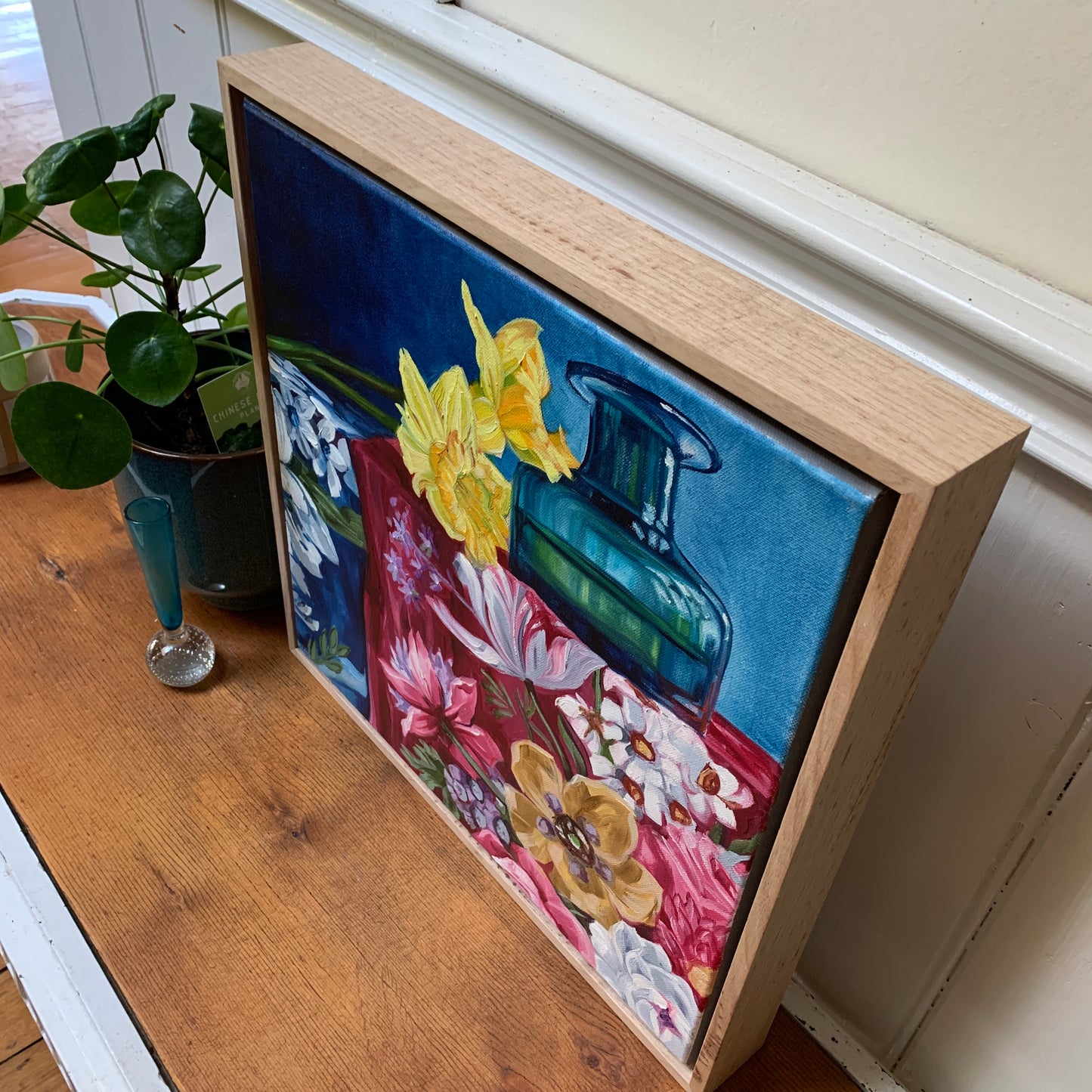 Daffodils on Double Sanderson drape - Available exclusively from FERRIS WHEEL BOWRAL