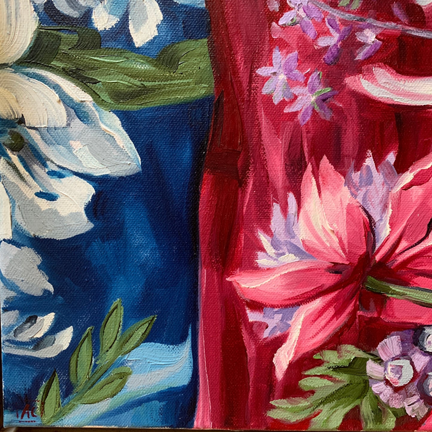 Daffodils on Double Sanderson drape - Available exclusively from FERRIS WHEEL BOWRAL