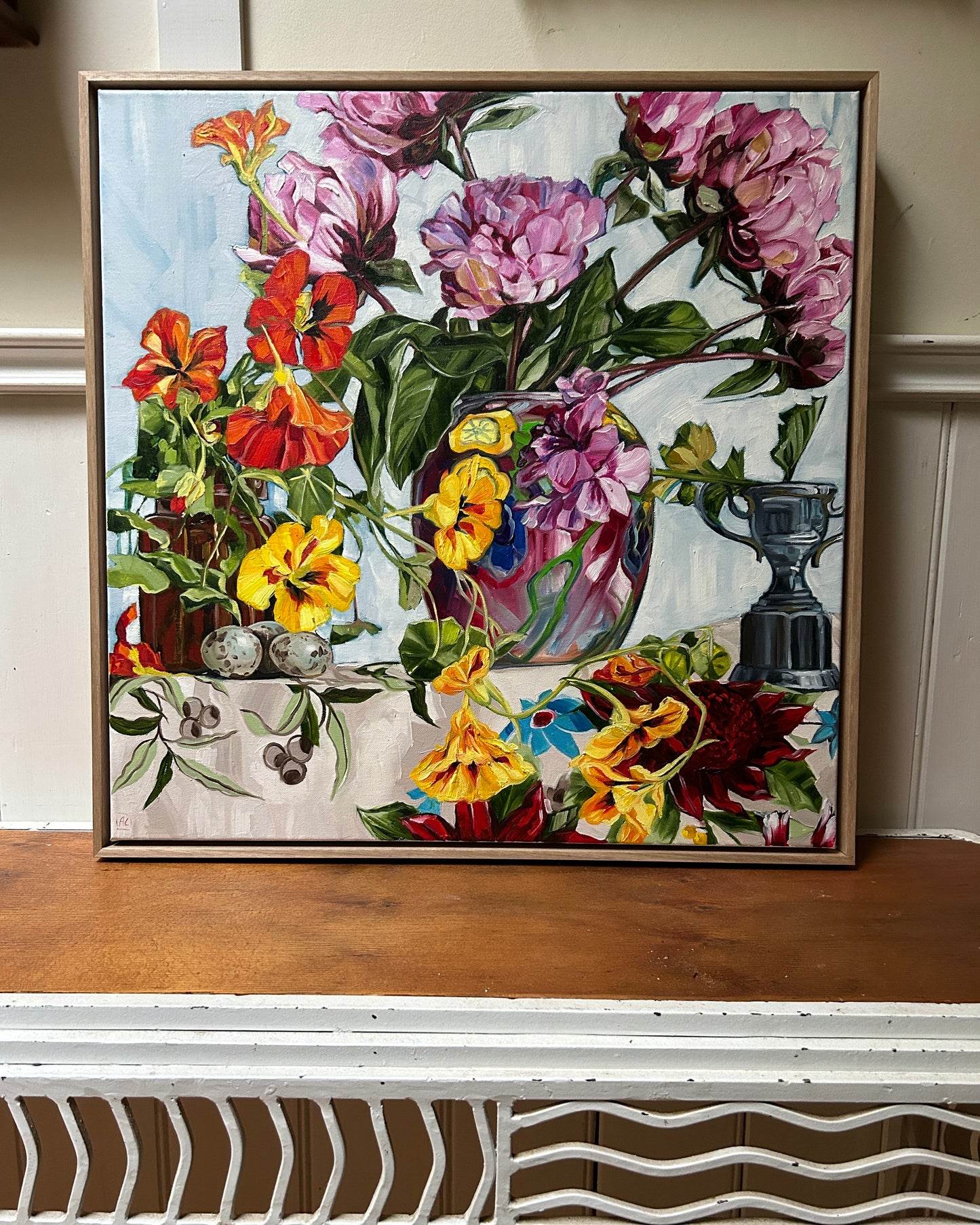 Quail eggs and Waratah - Souvenir