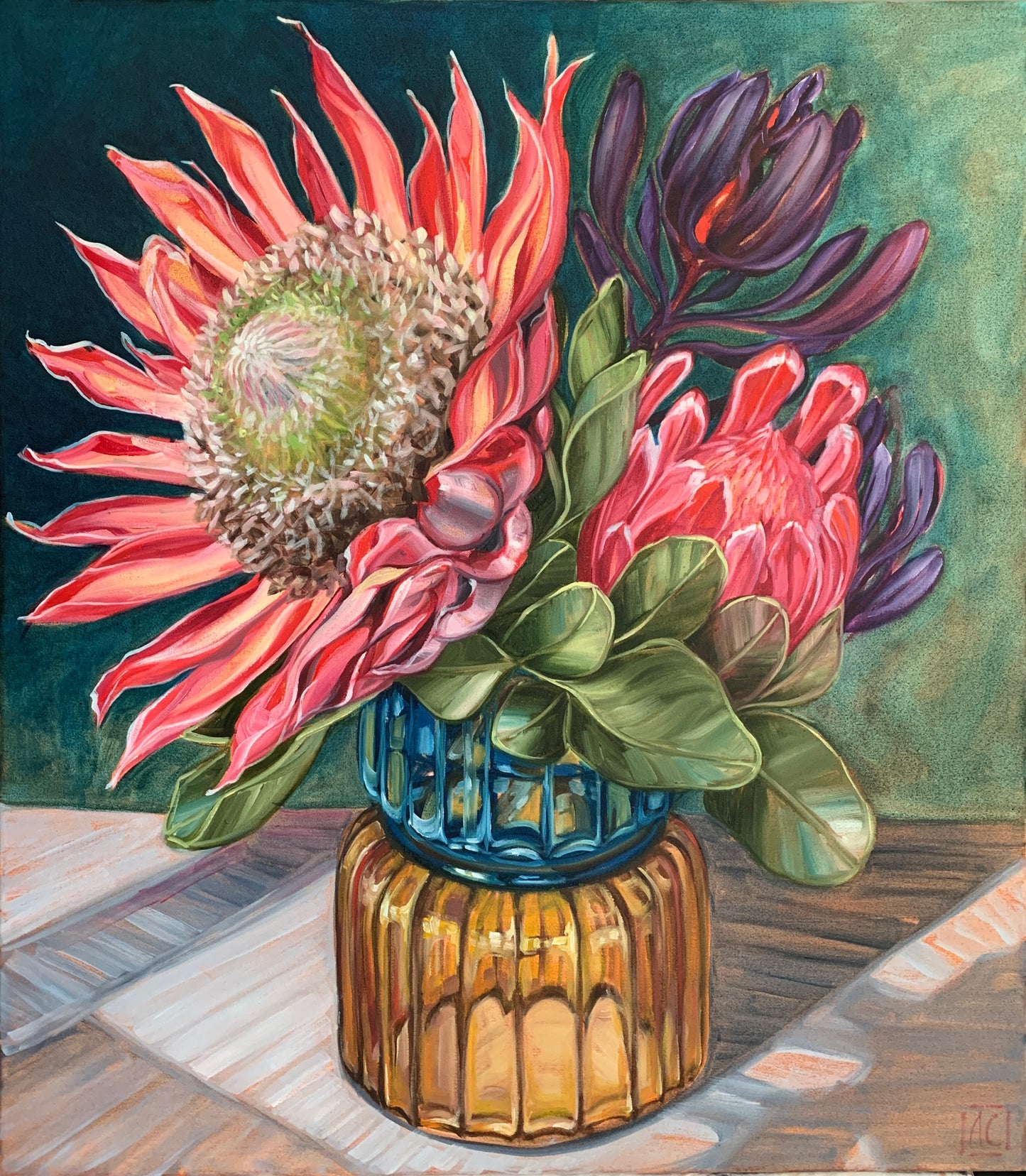 Proteas in Glass