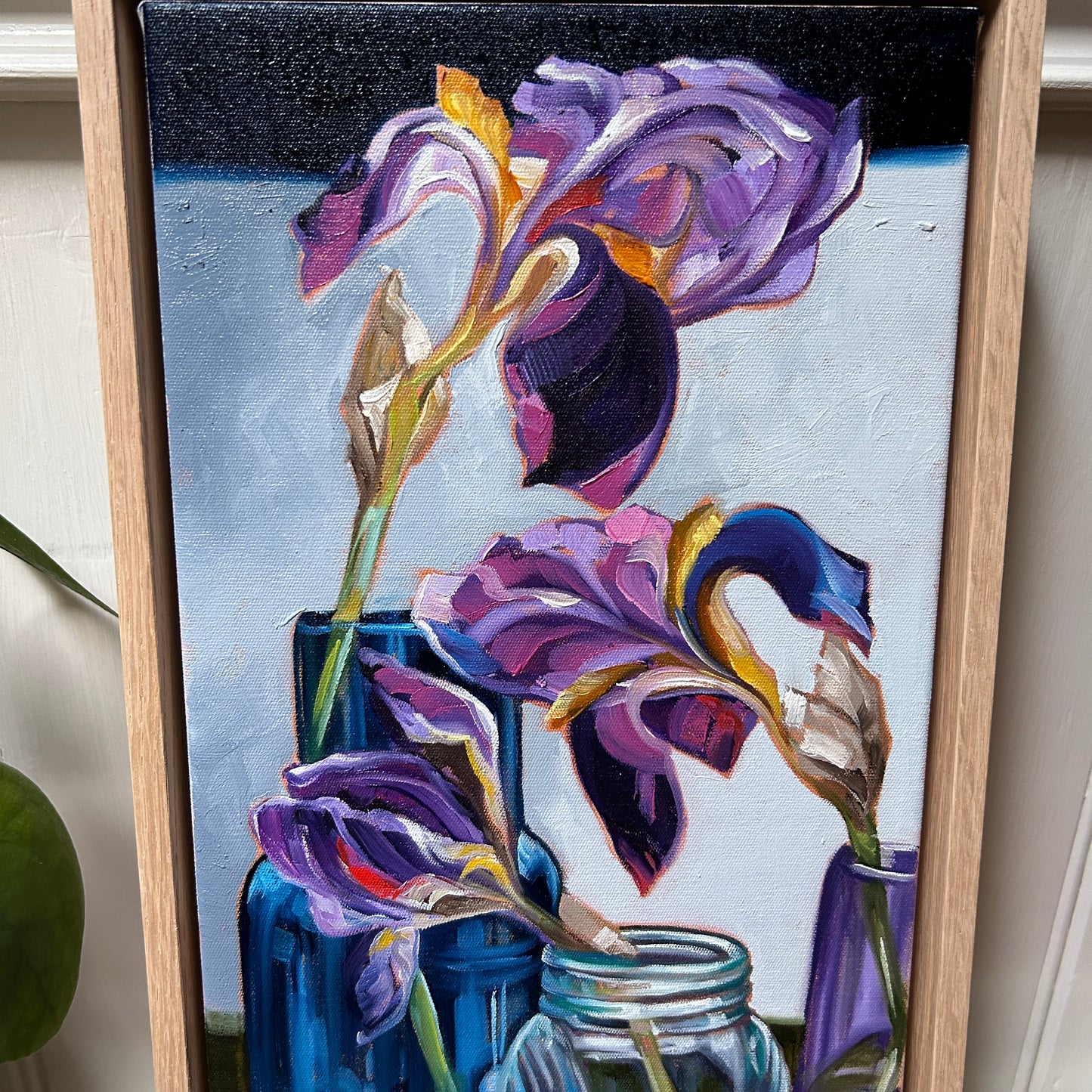 Iris - Purple Rain, Blue glass