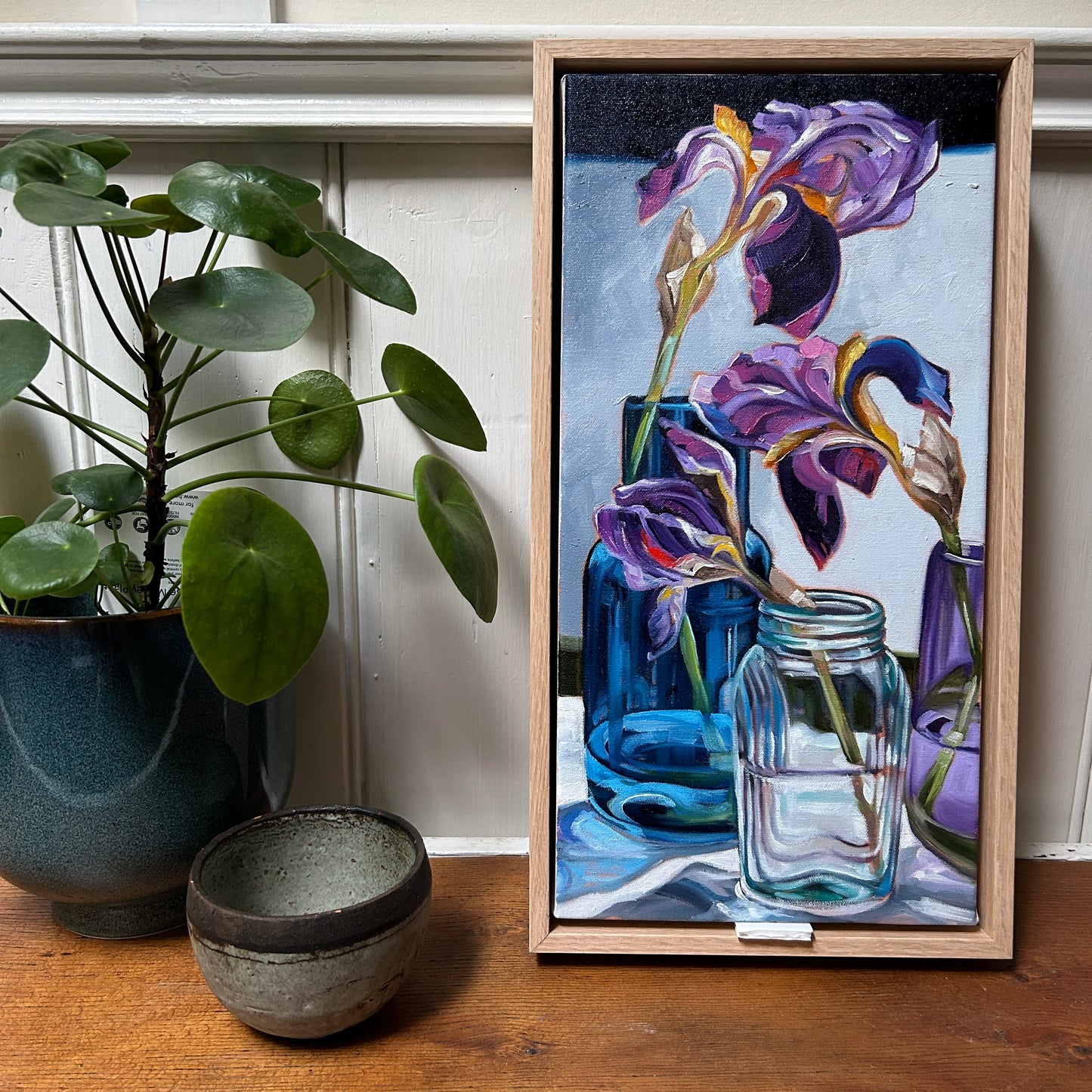 Iris - Purple Rain, Blue glass