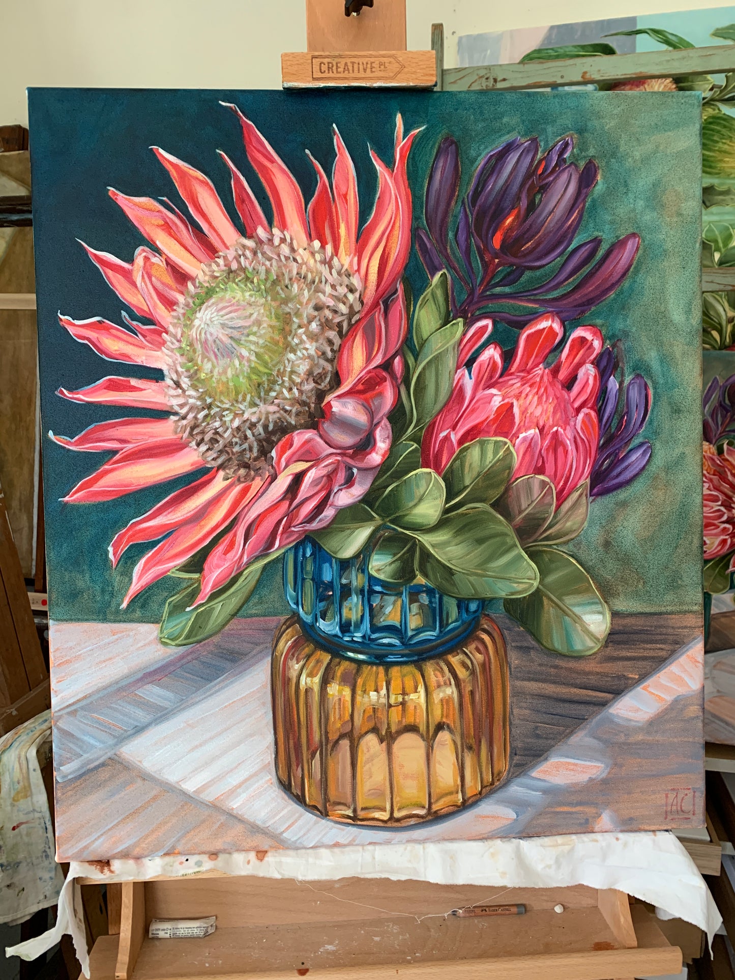 Proteas in Glass