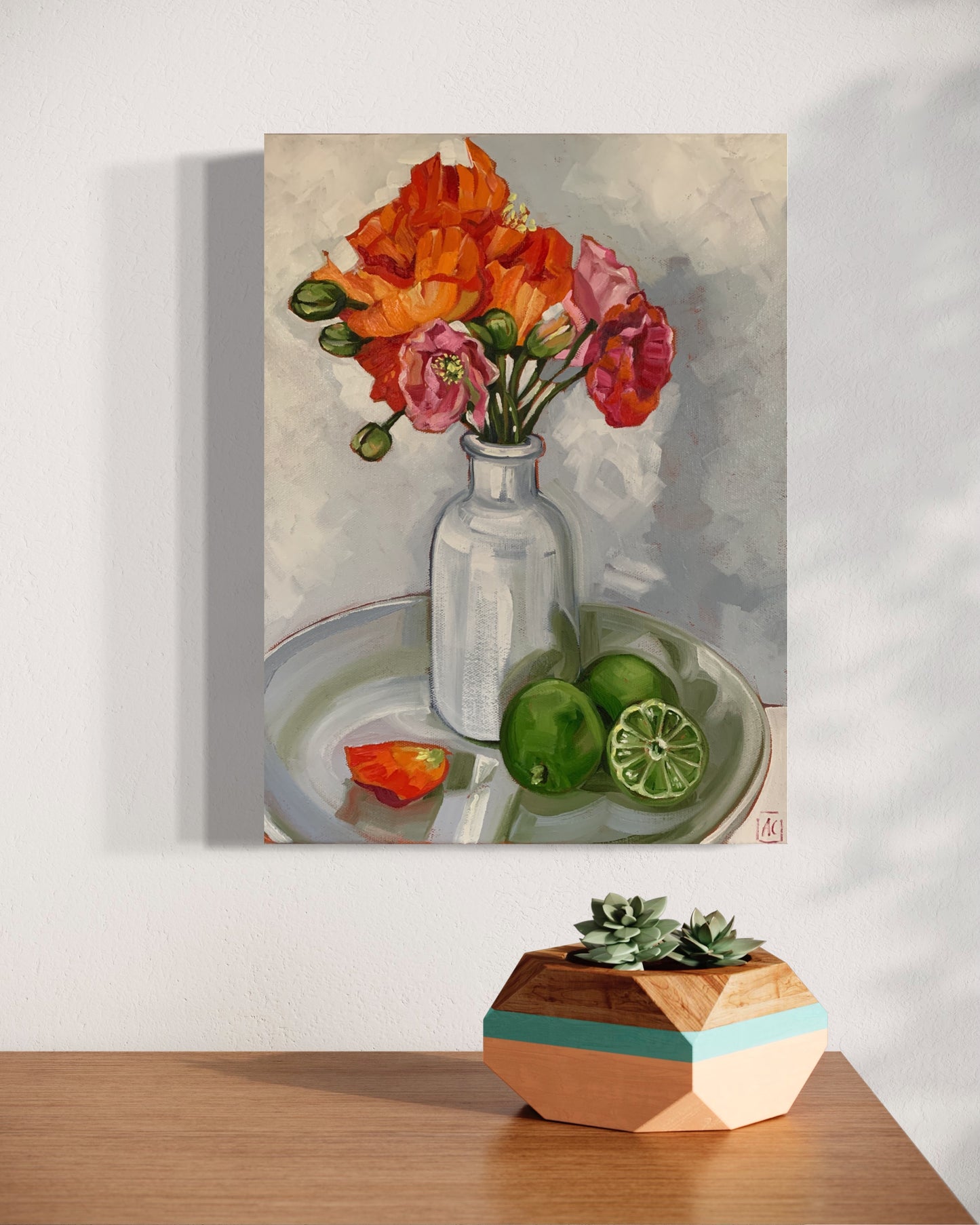 Poppies and Limes - Study