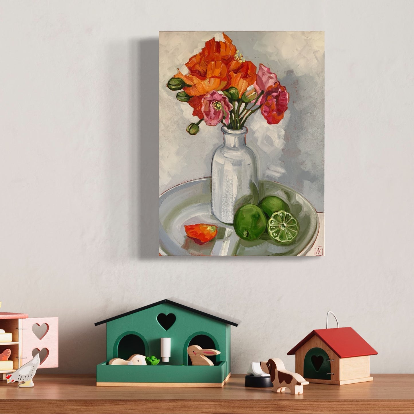 Poppies and Limes - Study