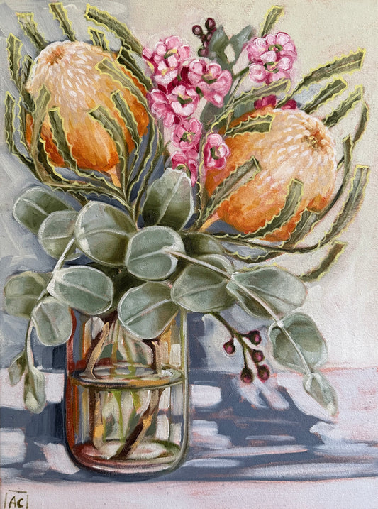 Banksia and wax flower #2