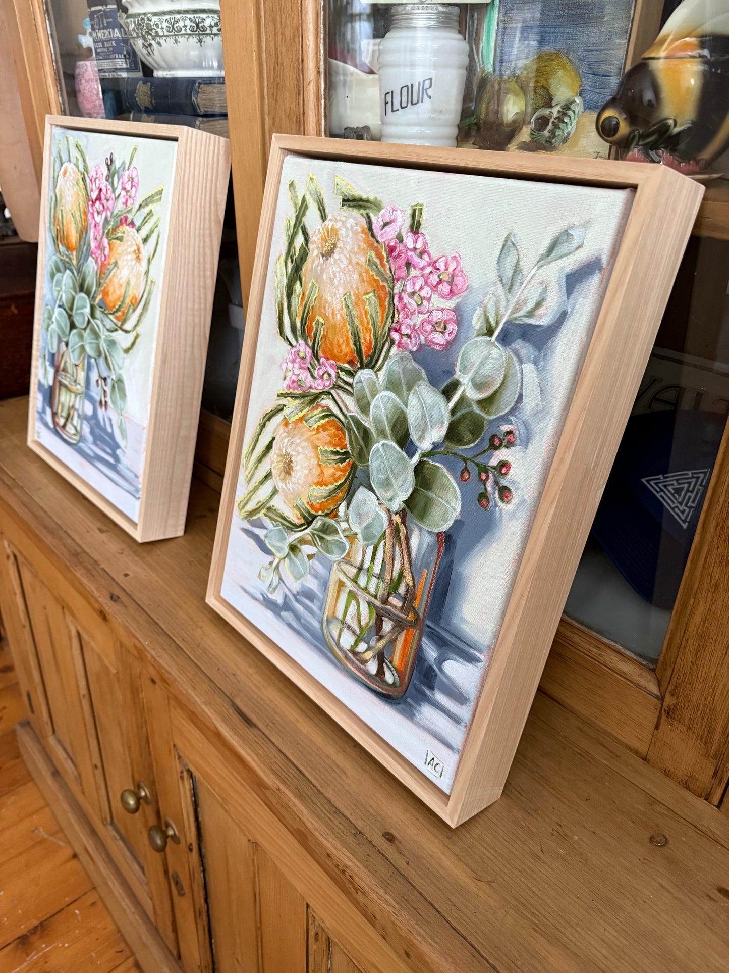Banksia and wax flower #2