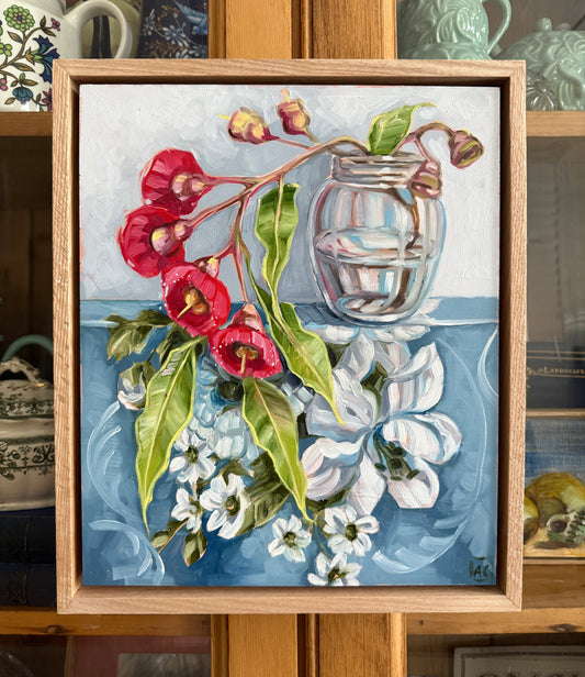 Threaded Still – Crimson Fold