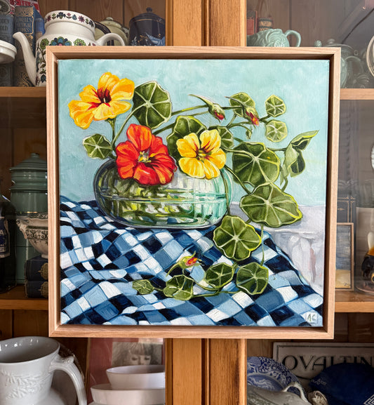 Cloth - Nasturtium checks