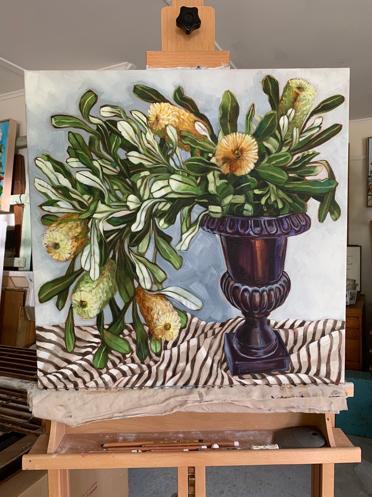 Black Urn and Banksia Sweep