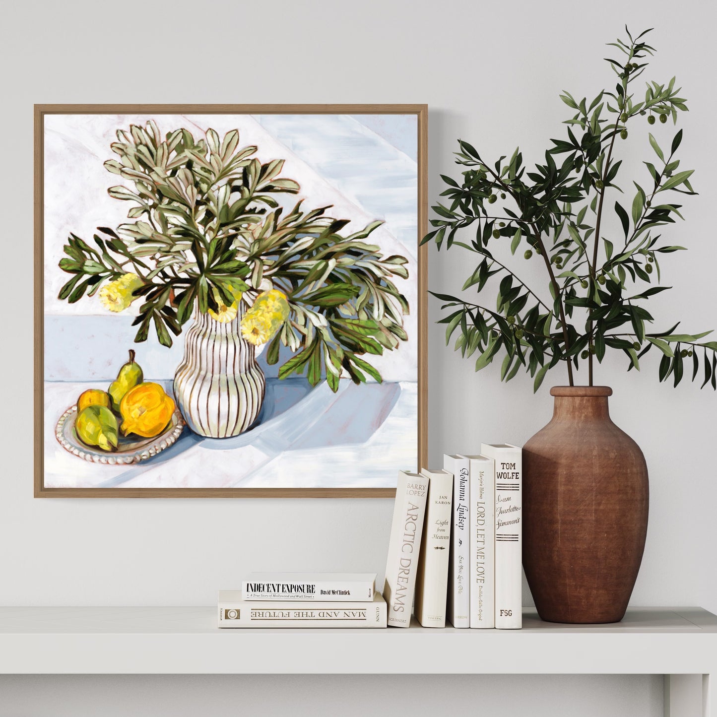 Coastal banksia and fruit plate - PRINT LIMITED EDITION