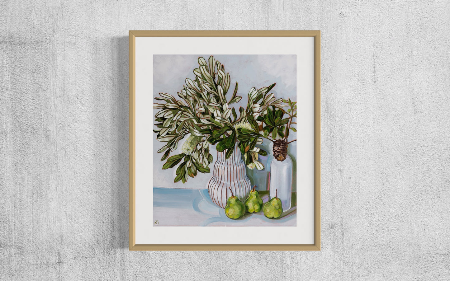 Two vases and Banksia - PRINT LIMITED EDITION