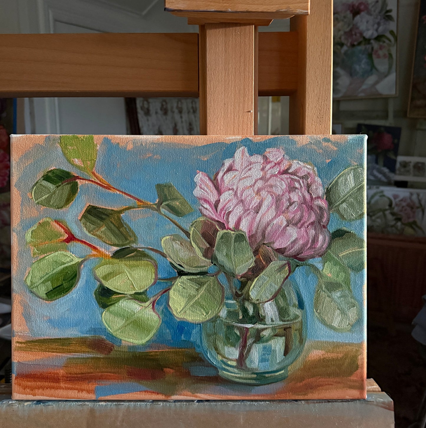 Peony and Dollar Gum Study 1