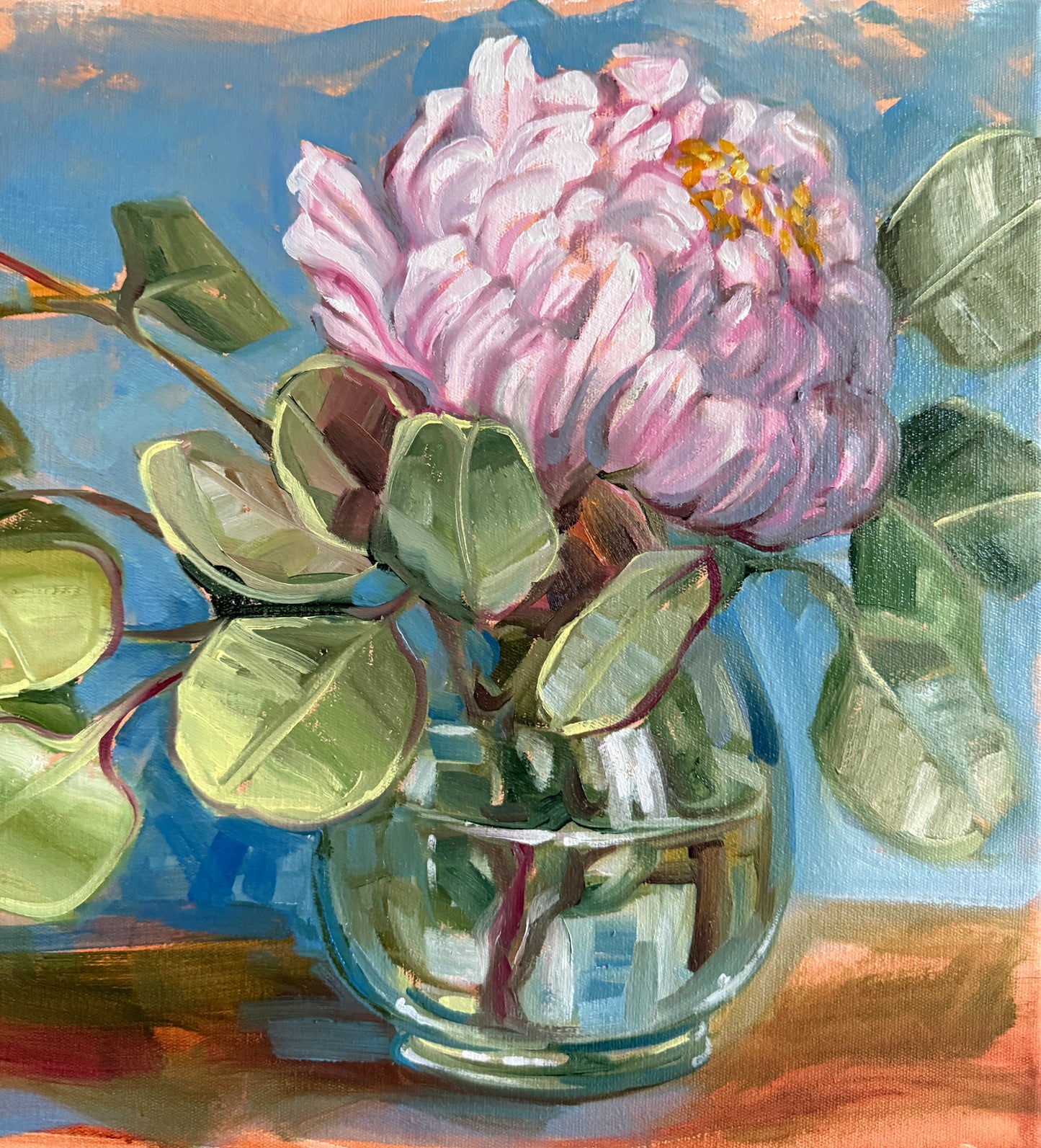 Peony and Dollar Gum Study 1