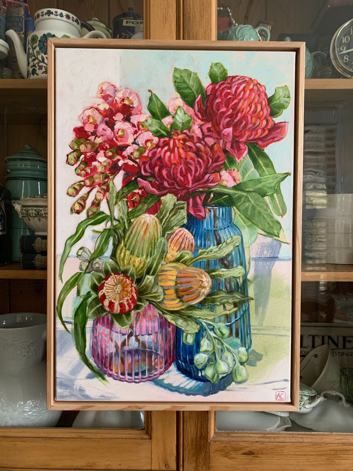 Native Bouquets in glass