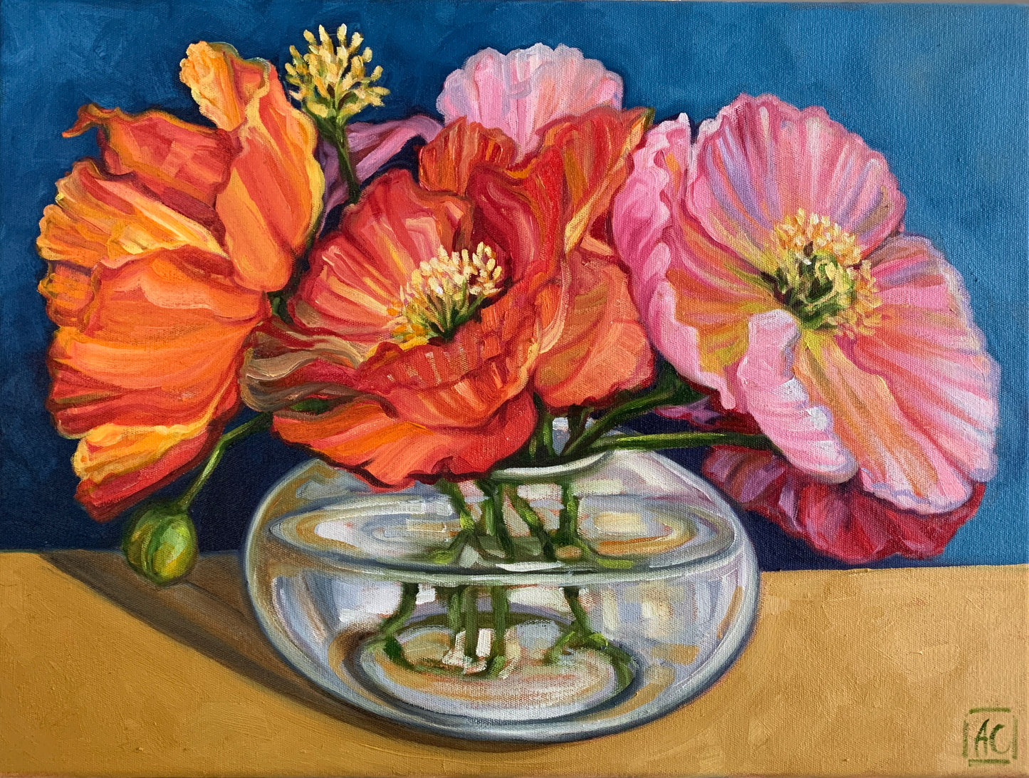 Poppies In Glass - Seed Packet