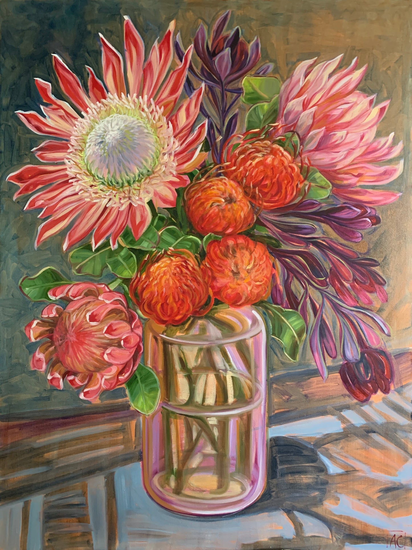 Proteas from the Gardens 1 - EXCLUSIVE ART TO ART GALLERY