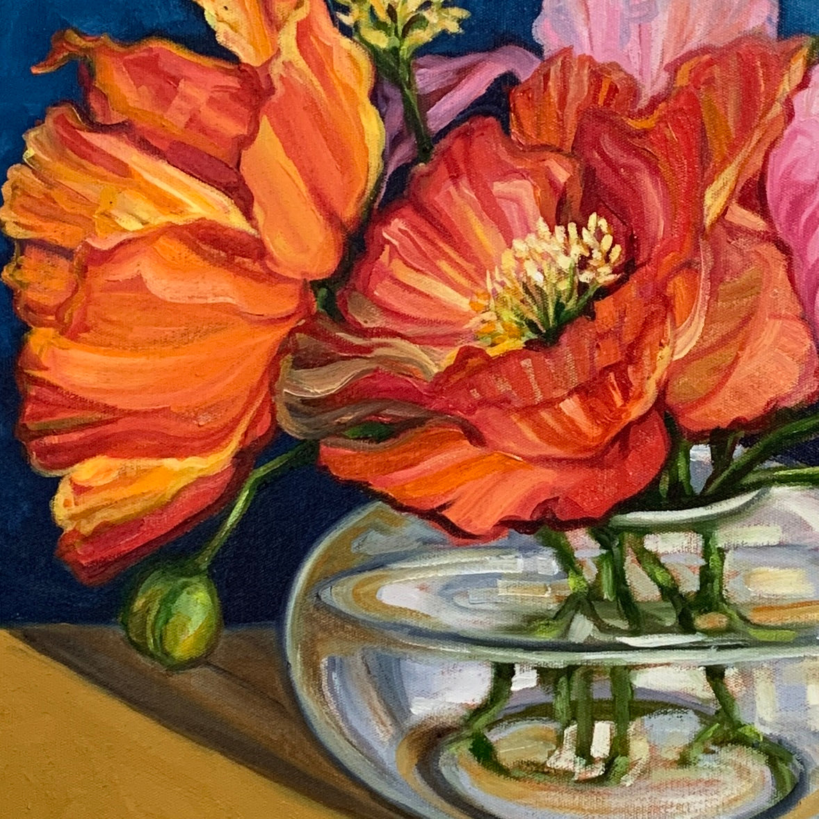 Poppies In Glass - Seed Packet