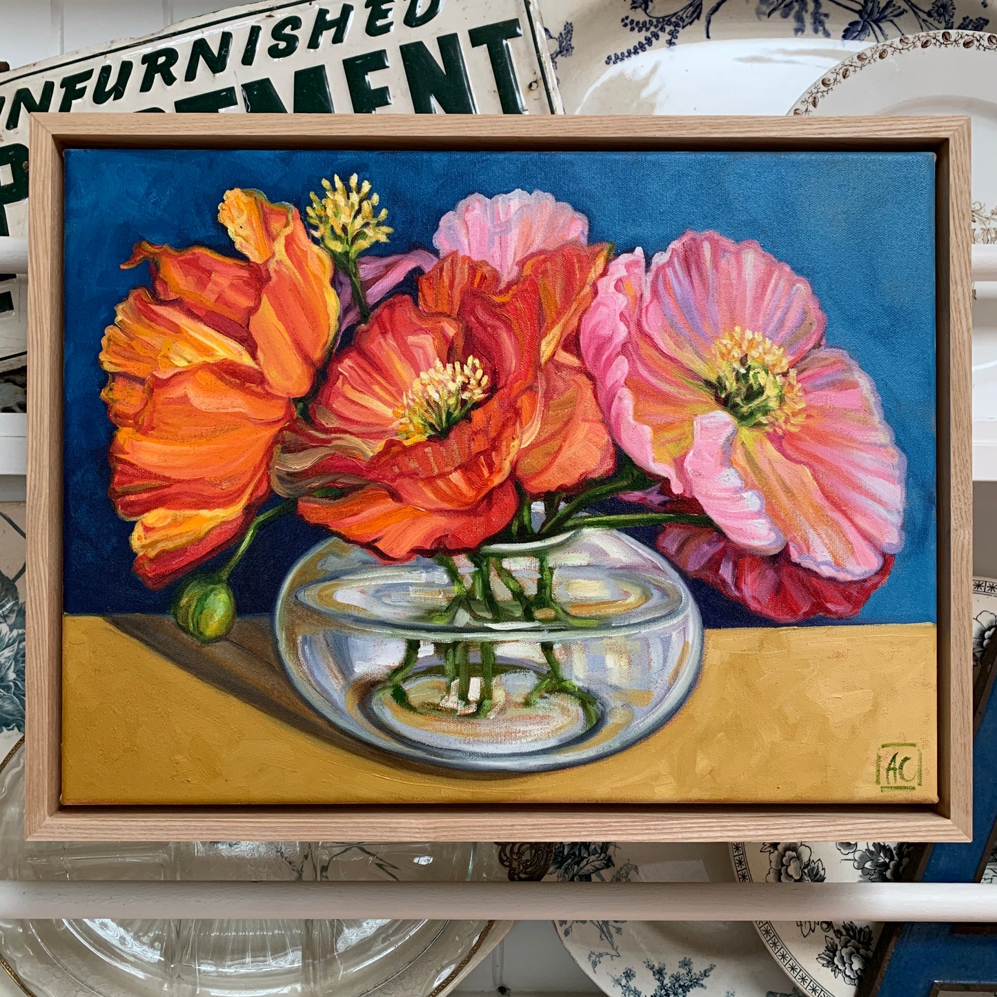 Poppies In Glass - Seed Packet