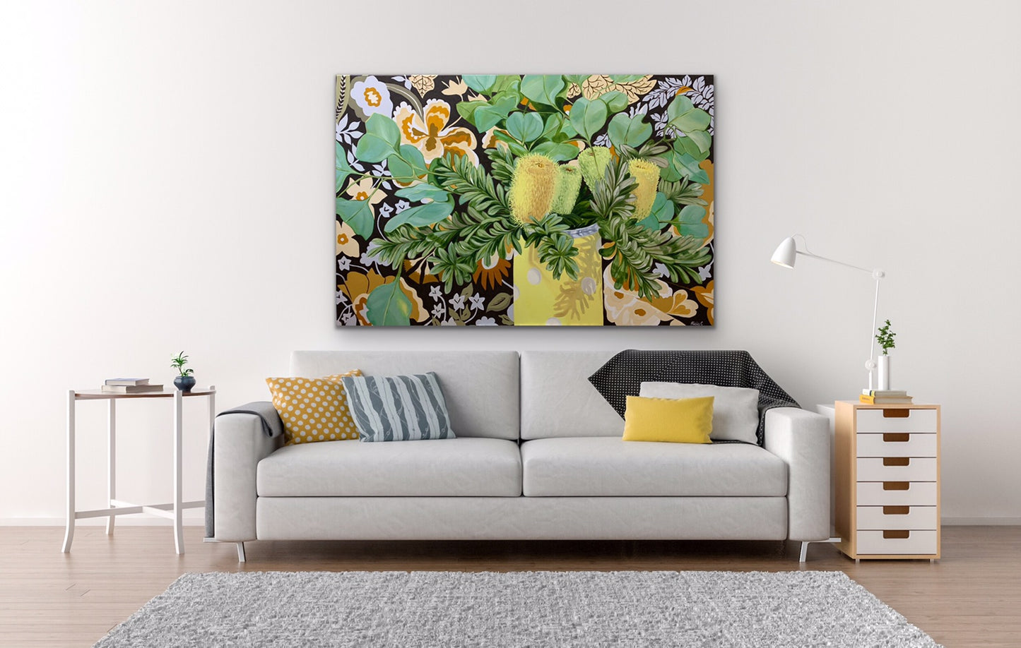 Banksias, Dollar Gum and the Vintage Sanderson