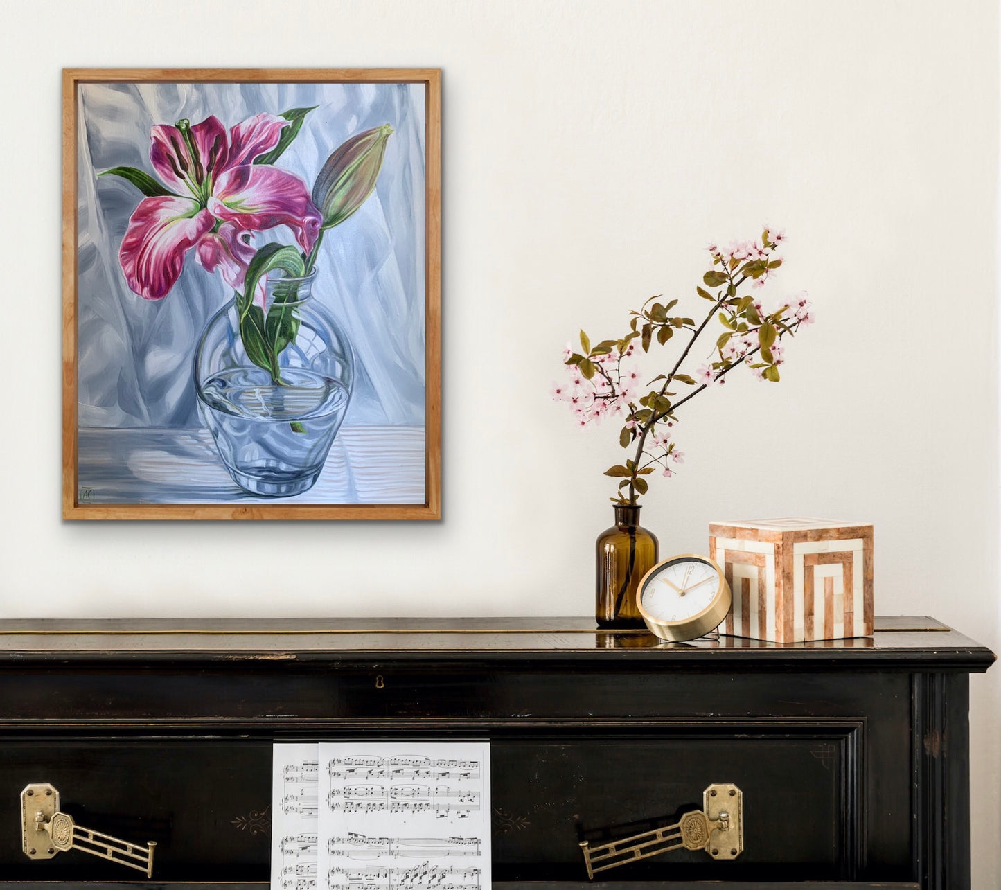 Siblings and Words of the Day - Pink Lilium