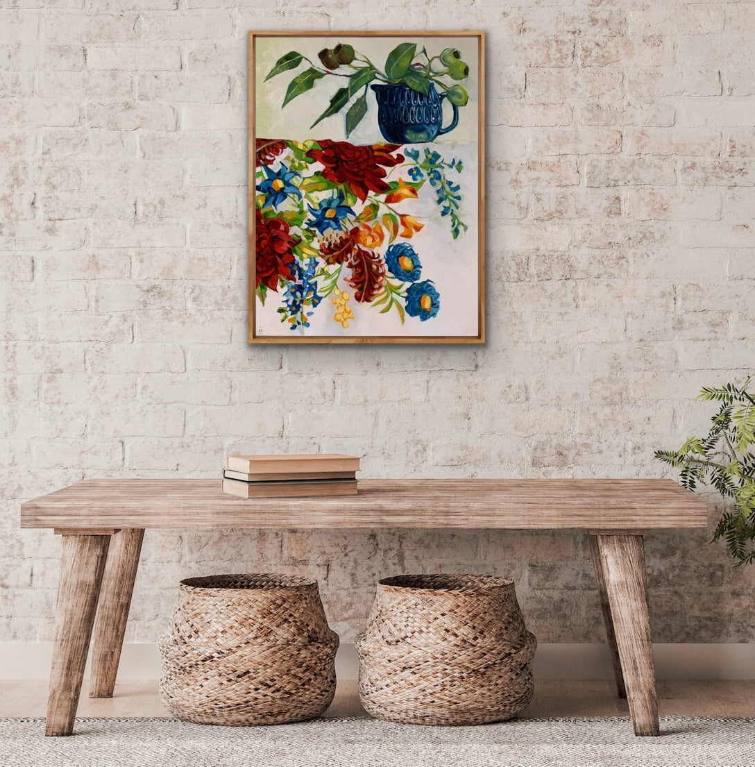 Souvenir Australiana - small blue jug