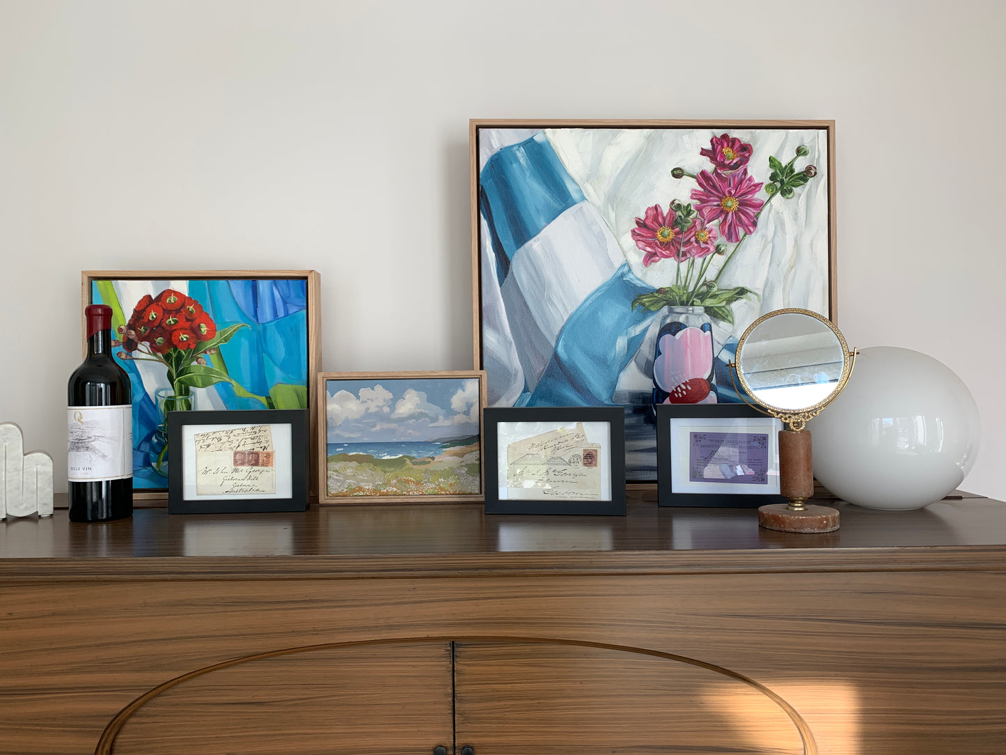 Red Gum blossom and the Seven Seas - Study