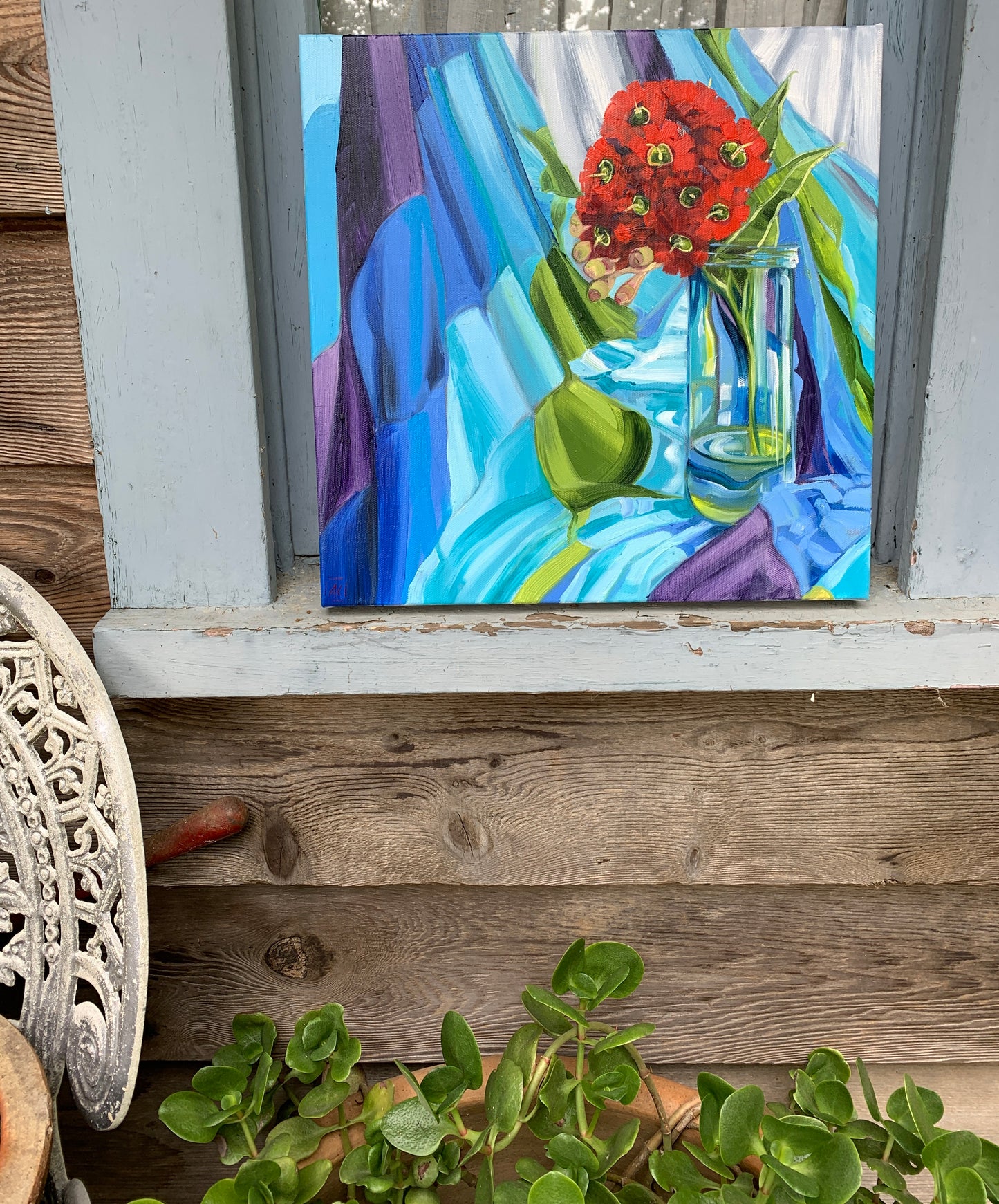 Red Gum blossom and the Seven Seas - Study #2