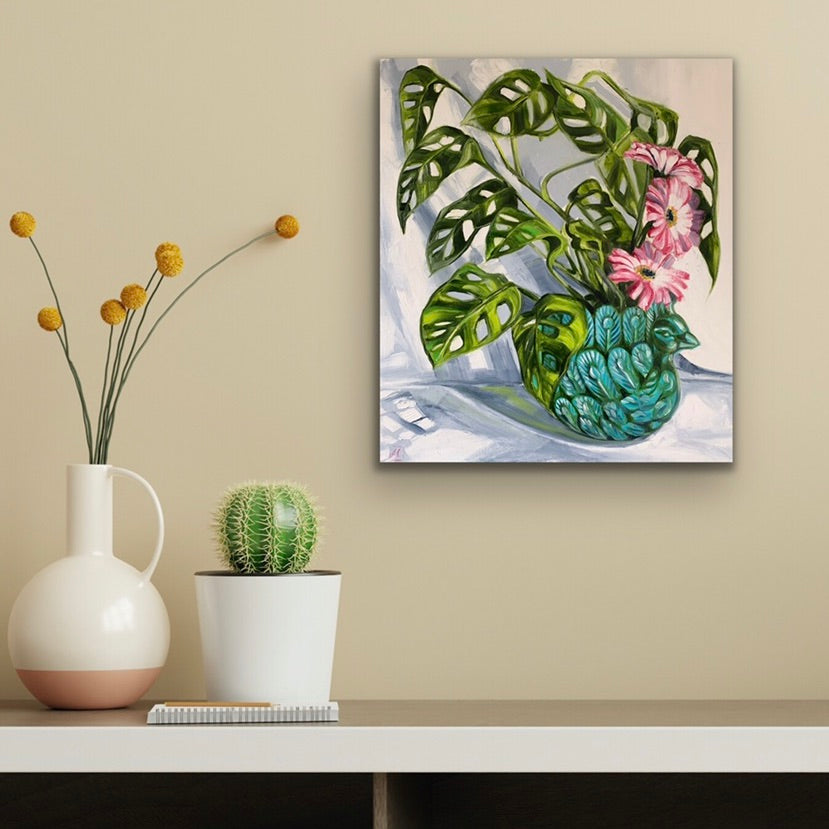 Peacock and Swiss Cheese