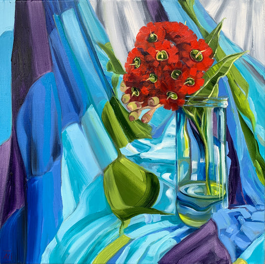 Red Gum blossom and the Seven Seas - Study #2