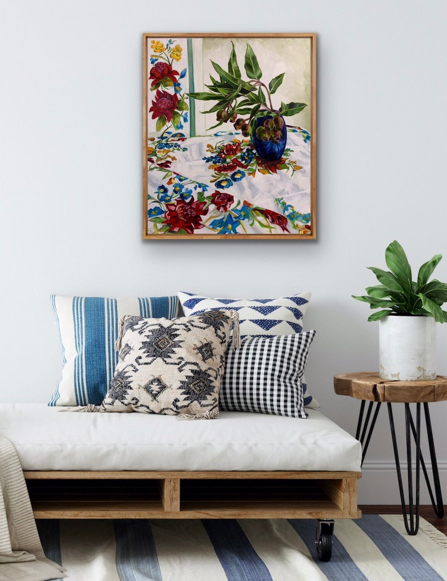 Souvenir and Gum nuts in Blue