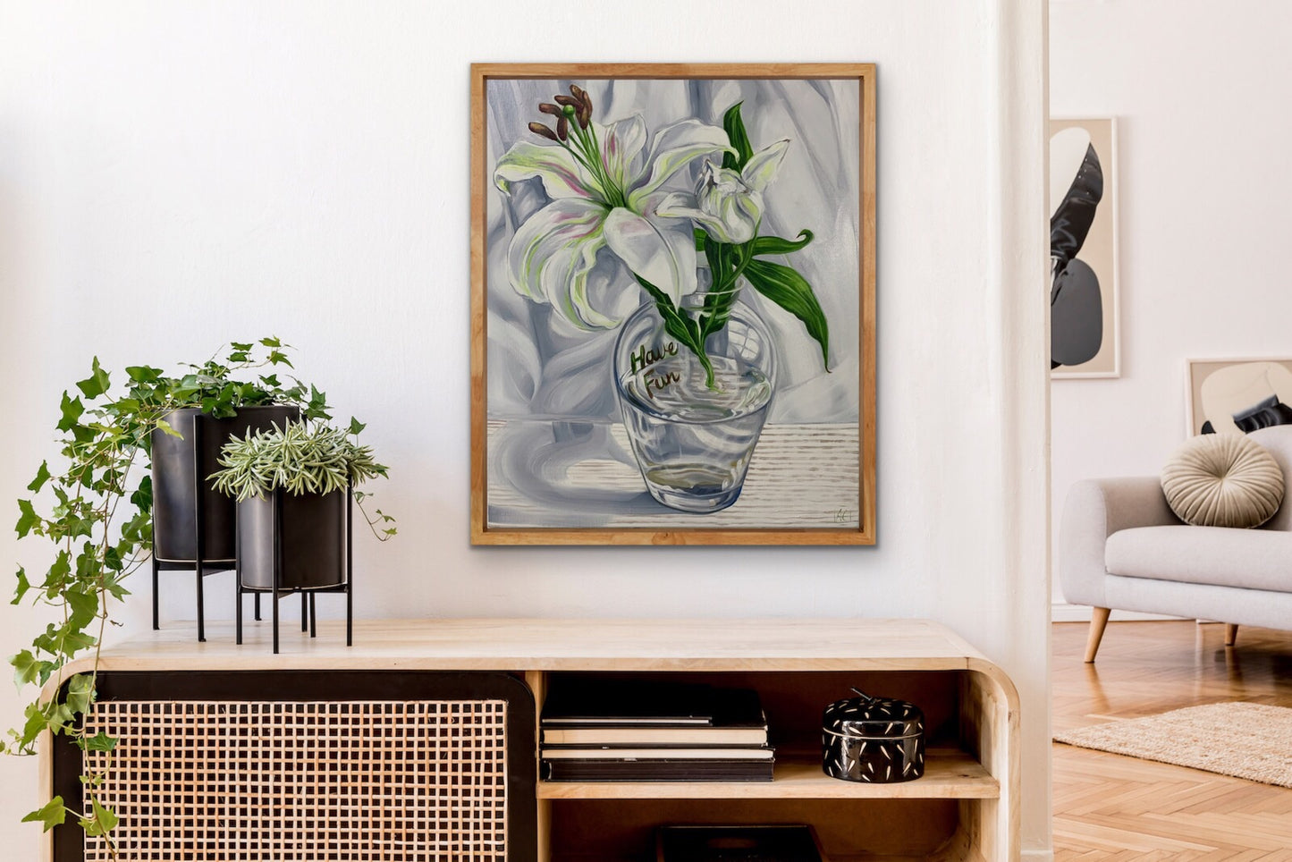 Flowers and Words of the Day - White Lillium