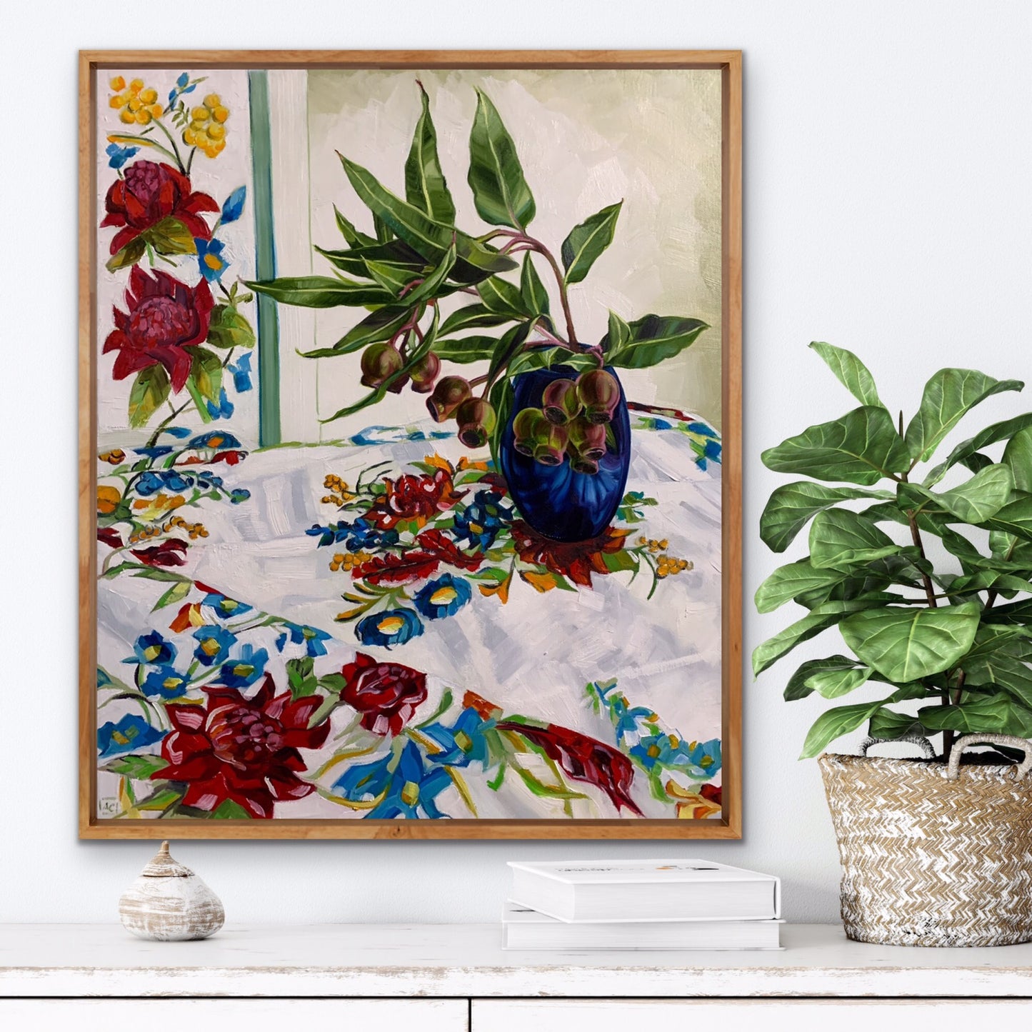 Souvenir and Gum nuts in Blue