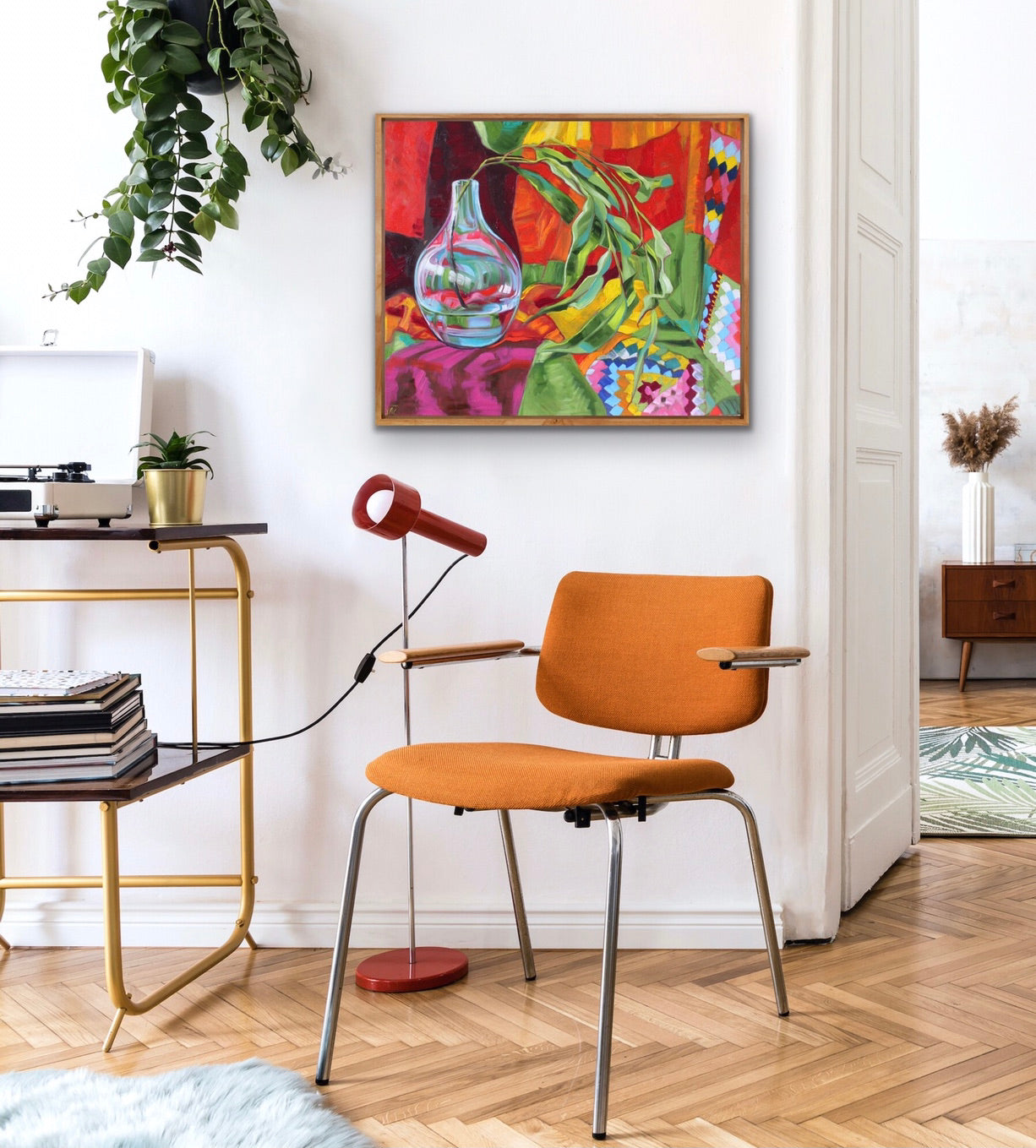 Turquoise Glass and the Harlequin Blanket