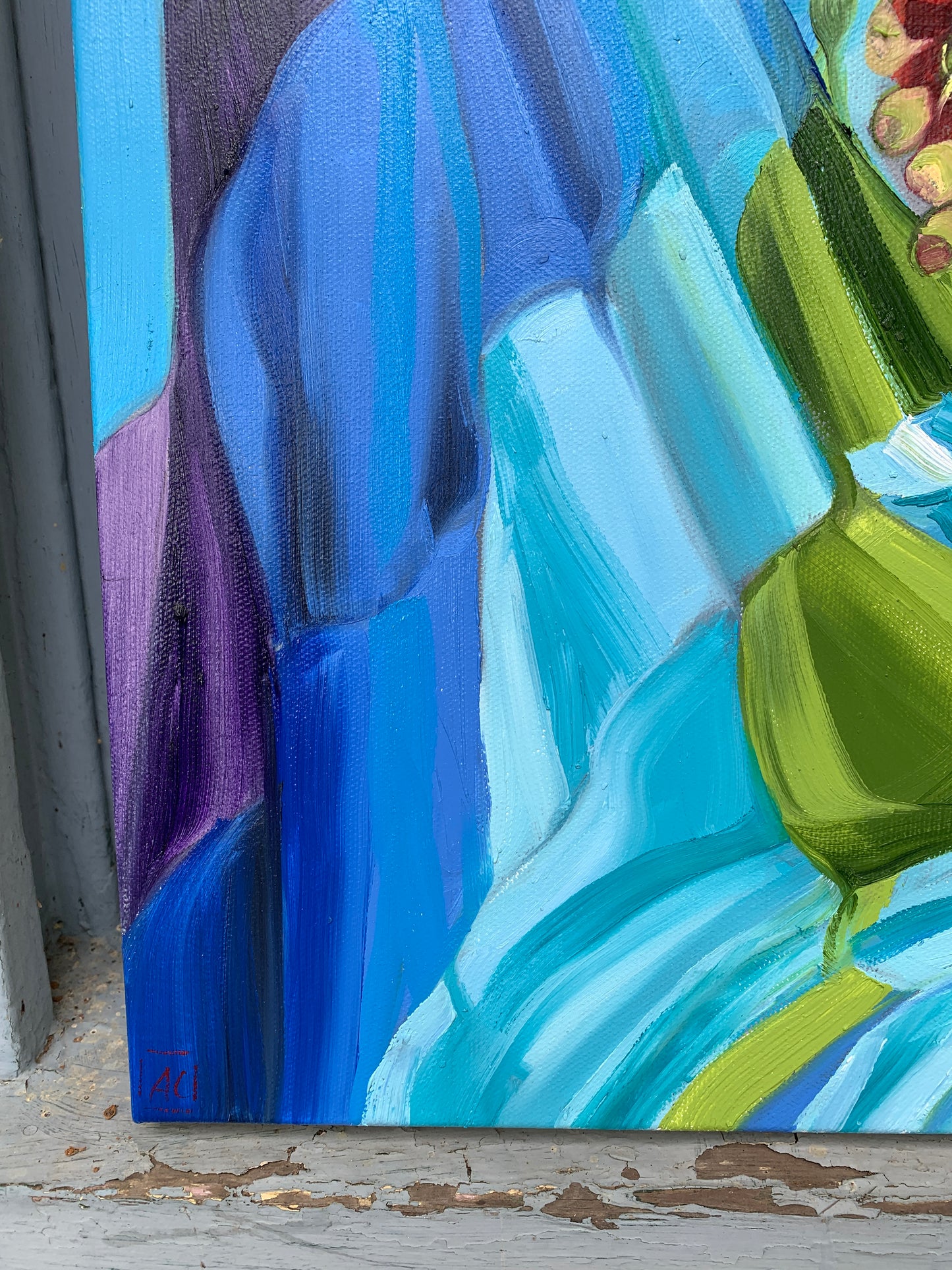 Red Gum blossom and the Seven Seas - Study #2