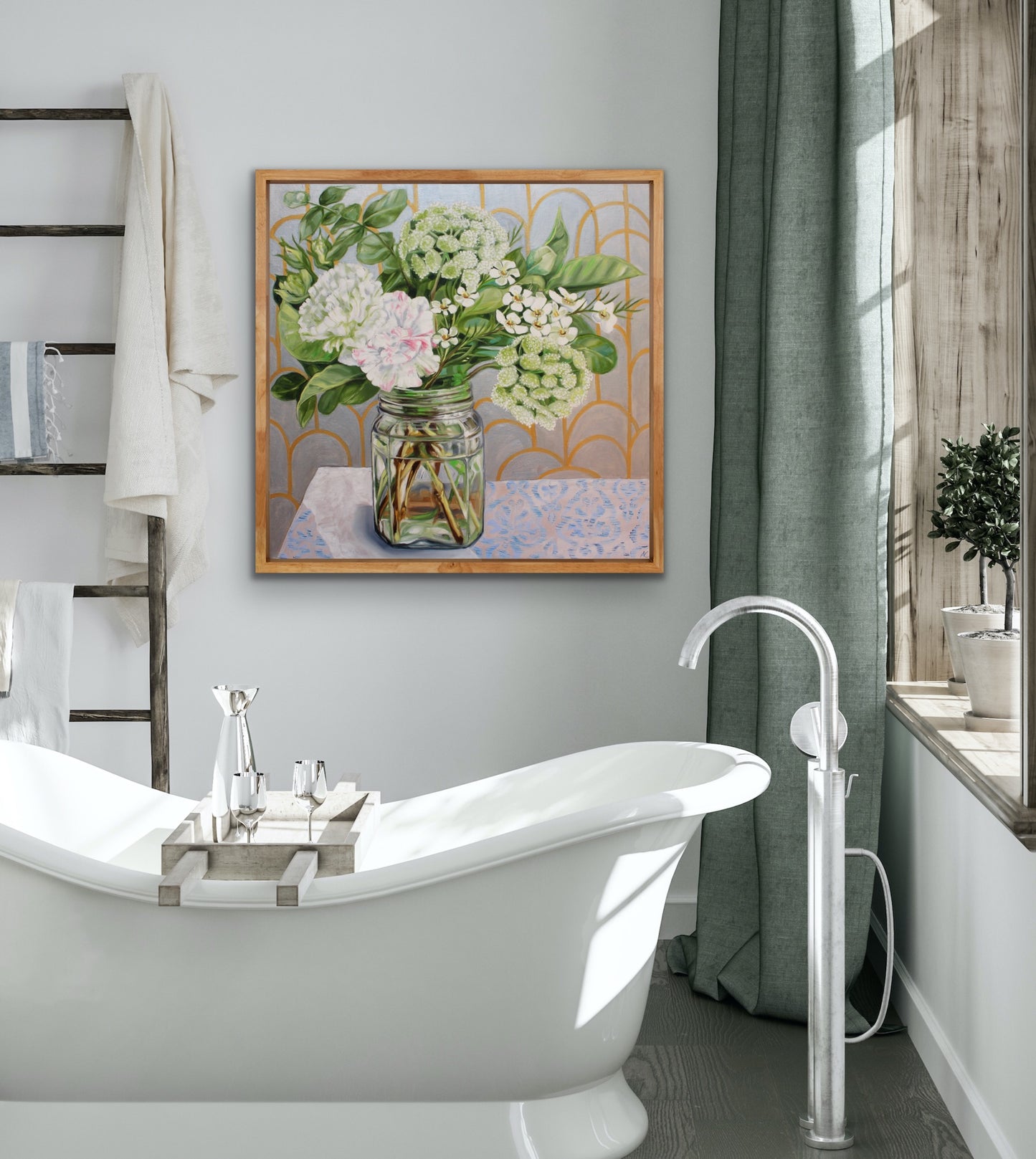 Green and Silver at the Foliage Farm