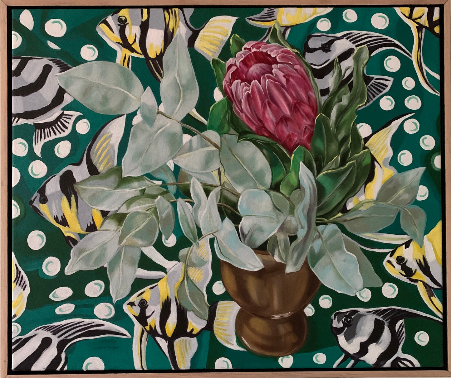 Gum leaves and the Angel Fish