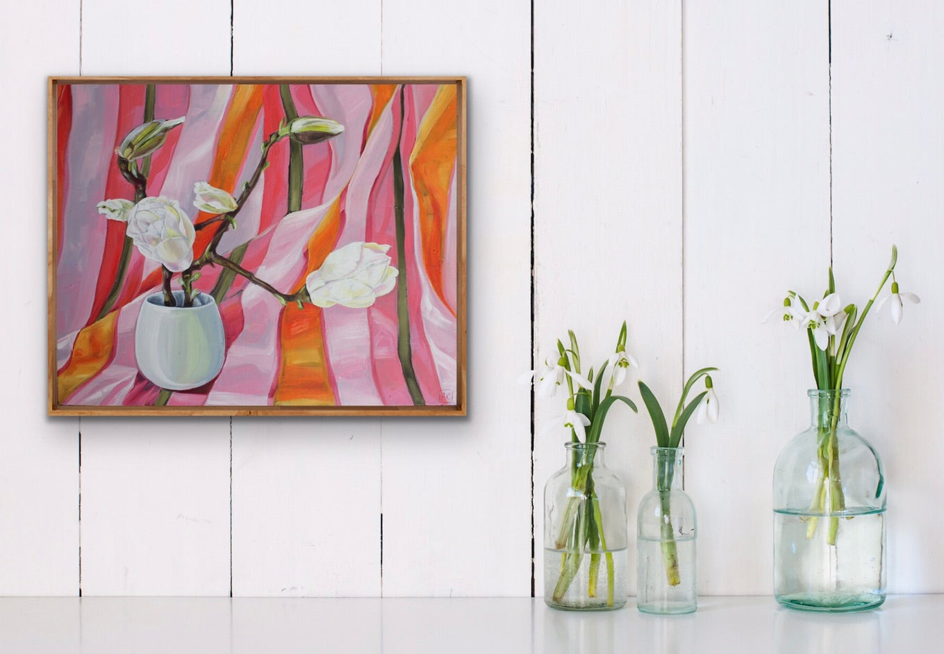 In the 70's there was this striped sheet and Magnolias