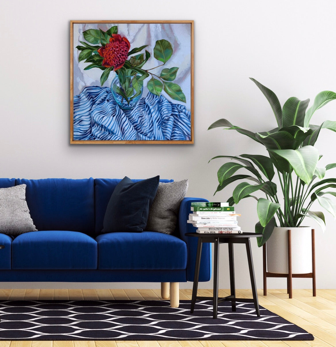 GUM NUT STRIPES AND WARATAH