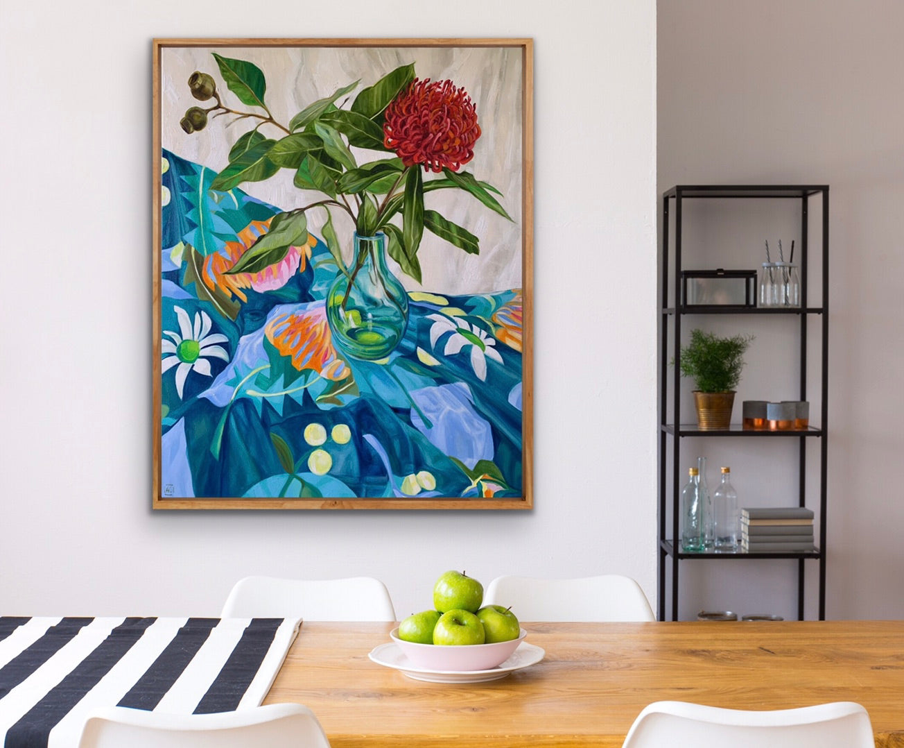 Turquoise  Waratah on Australiana