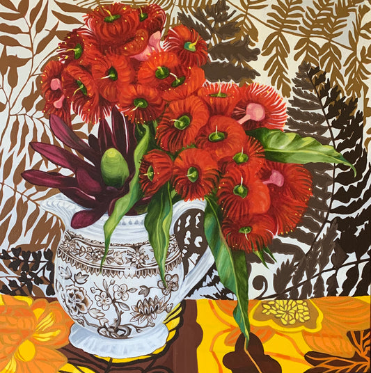 70's Gum Blossom and the Antique Transferware Jug