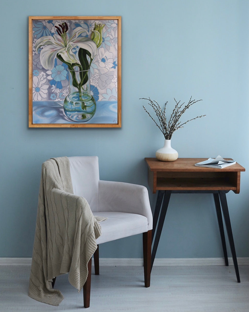 Siblings and Words of the Day - White Lilium