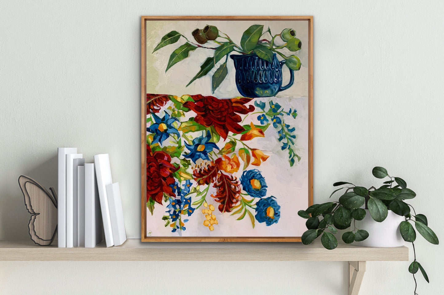 Souvenir Australiana - small blue jug