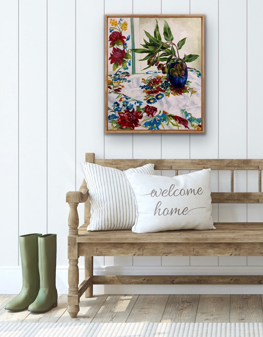 Souvenir and Gum nuts in Blue