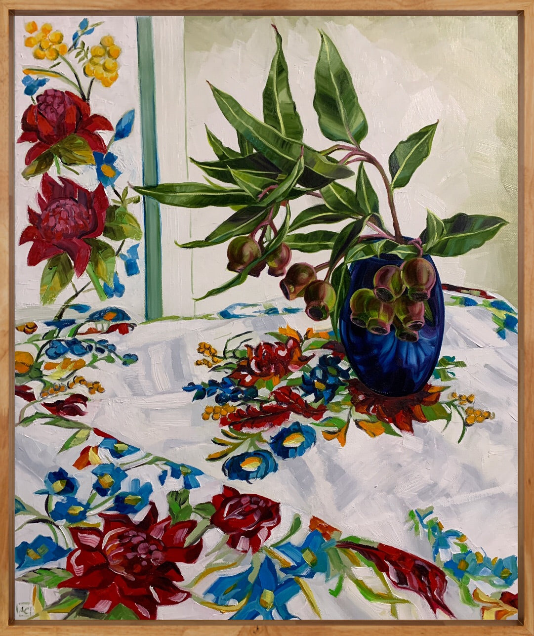 Souvenir and Gum nuts in Blue