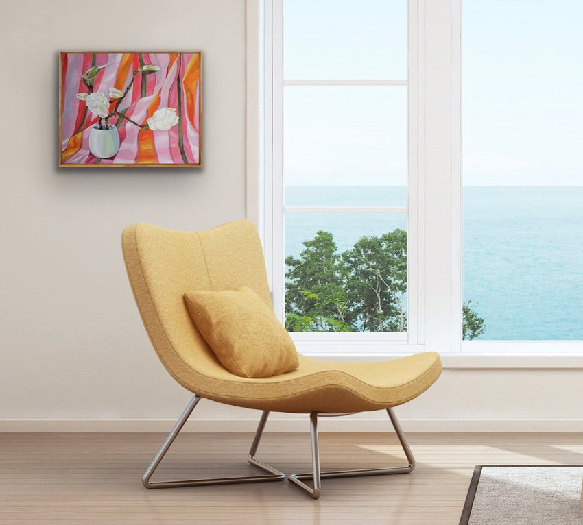 In the 70's there was this striped sheet and Magnolias